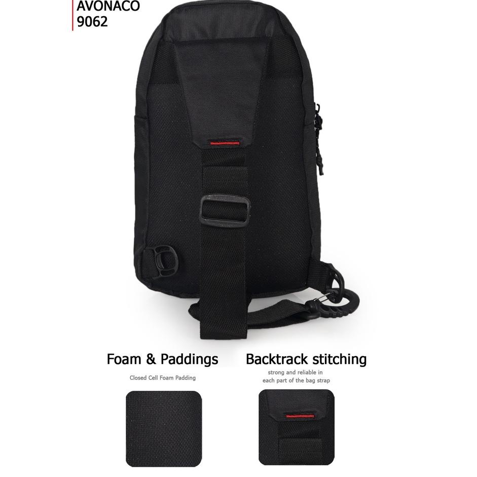 *New* Tas Sling bag Everton By ESENBO Avonaco - 9062 - Waistbag pria premium ....