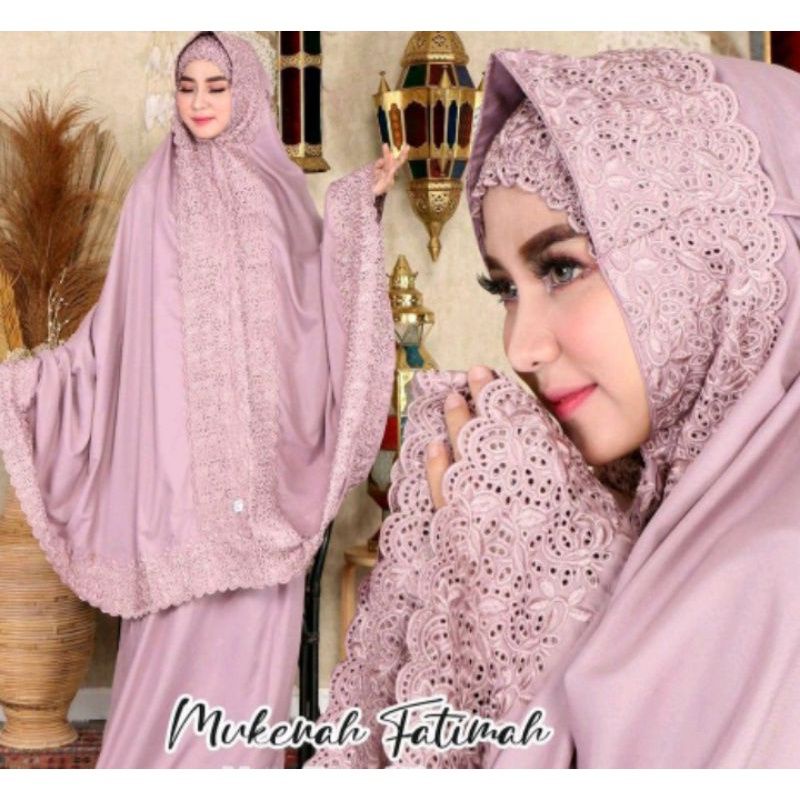 MUKENA DEWASA FATIMAH KHADIJAH TERBARU(BISA COD)
