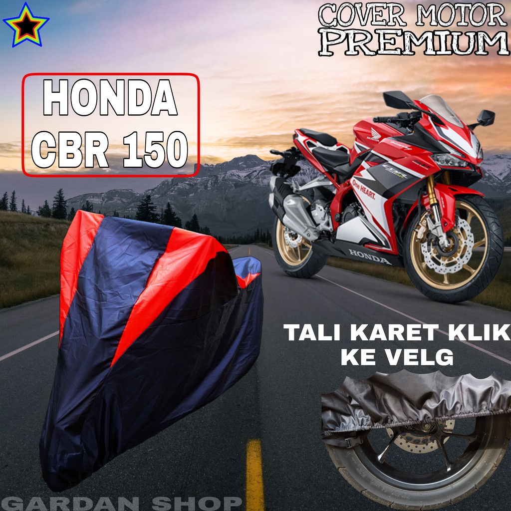 Sarung Motor HONDA CBR 150 Hitam MERAH Body Cover Penutup Pelindung Motor Honda Cbr PREMIUM