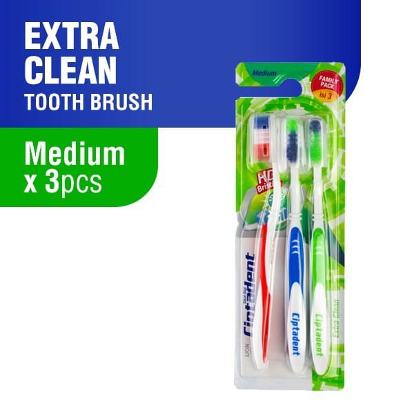 CIPTADENT Toothbrush Sikat Gigi Ciptadent | Ciptadent Crystal Extra Clean Pack