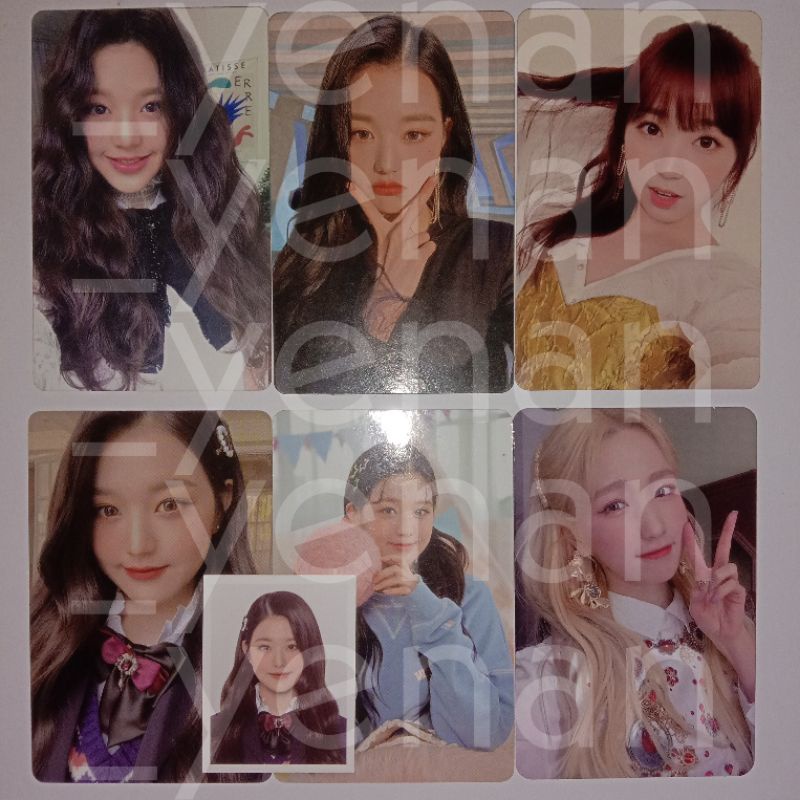 PHOTOCARD OFFICIAL IZ*ONE WONYOUNG NAKO HITOMI COLOR*IZ HEART*IZ ONE REELER SECRET DIARY