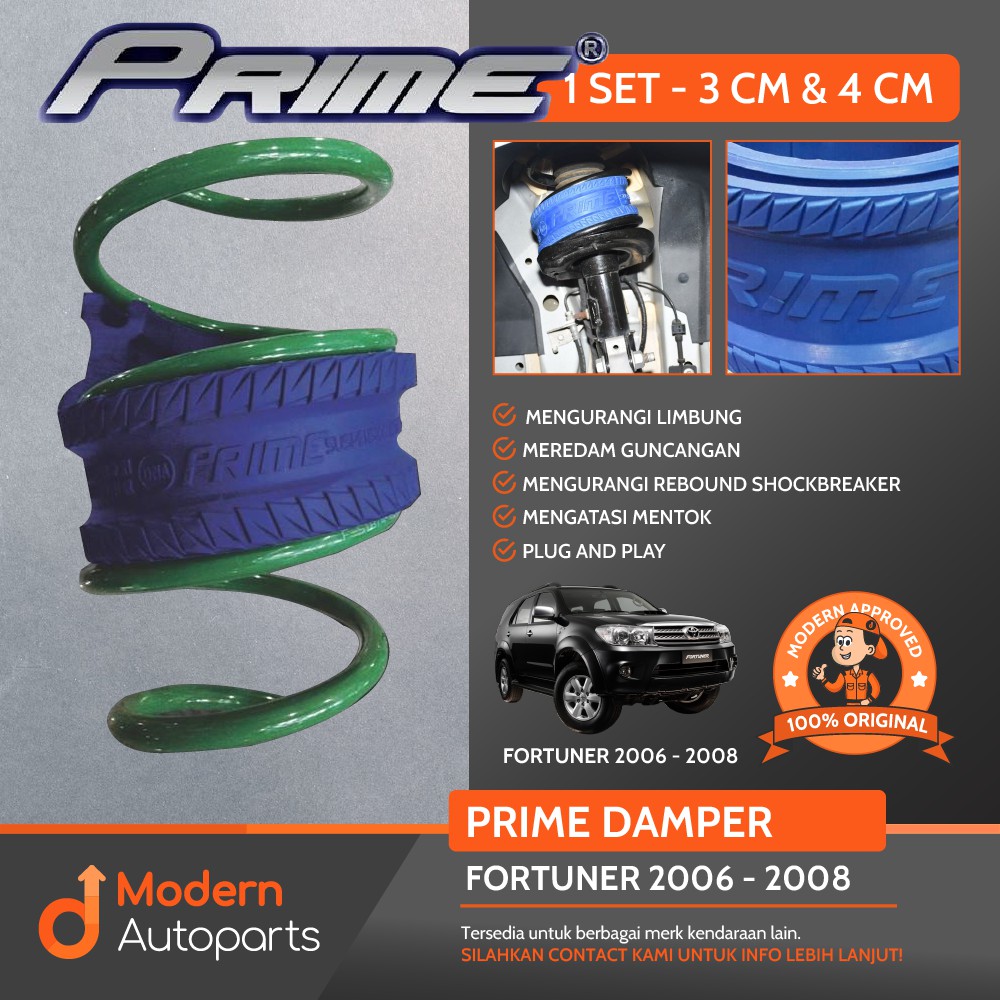 PRIME Damper / Spring Buffer FORTUNER 2006 - 2008 1 SET