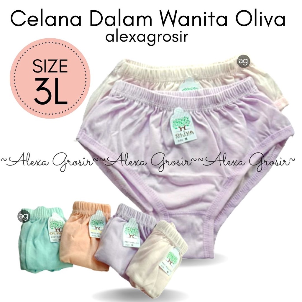 Celana Dalam Wanita Oliva Size 3L JUMBO