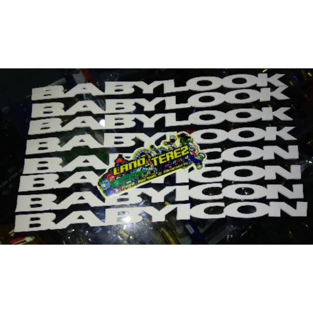 font ban / stiker ban