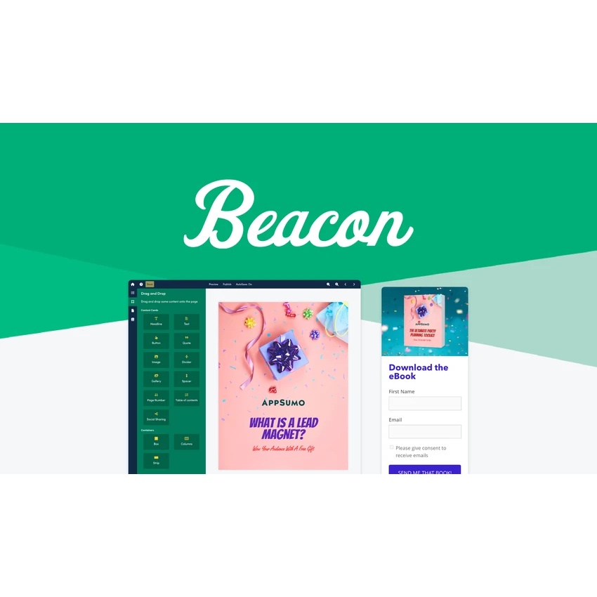 Beacon Professional Lead Magnet Platform Builder