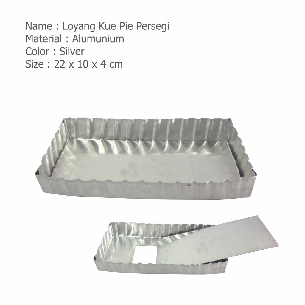 Loyang Pie Segi 4 Bongkar Pasang
