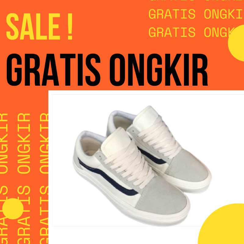 VANS OLDSKOOL OFF WHITE NAVY WAFFLE DT BNIB