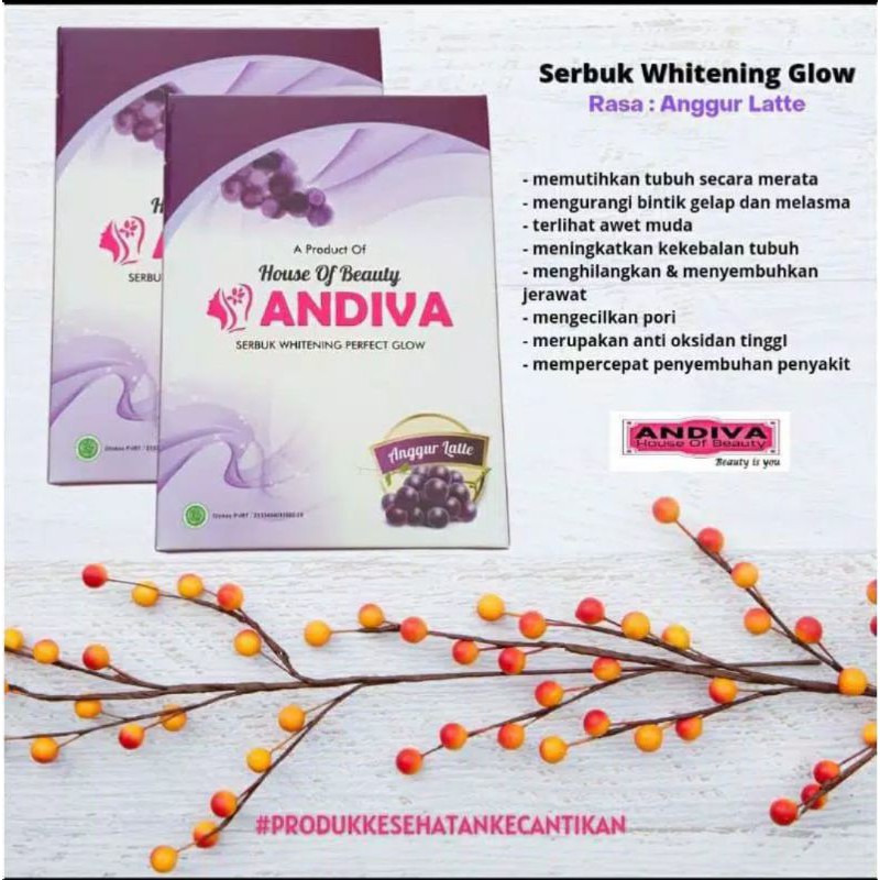 SERBUK GLOW ANDIVA RASA ANGGUN LATTE