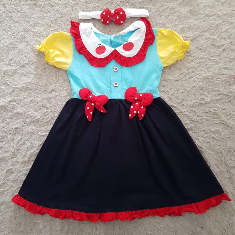 Dress Bayi Snow white set