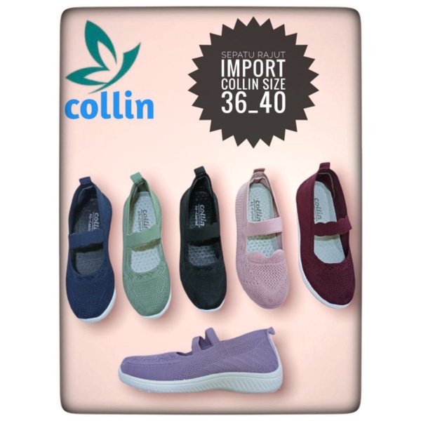 sepatu rajut import collin terbaru 2021