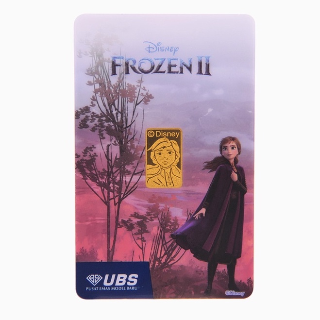 Frozen Anna UBS Disney bisa spayleter