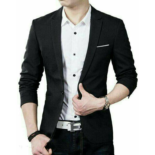 Blazer zaraman bahan katun strech ada ukuran L XL XXL jas pria pakaian pria blazer hugo blazer malvi