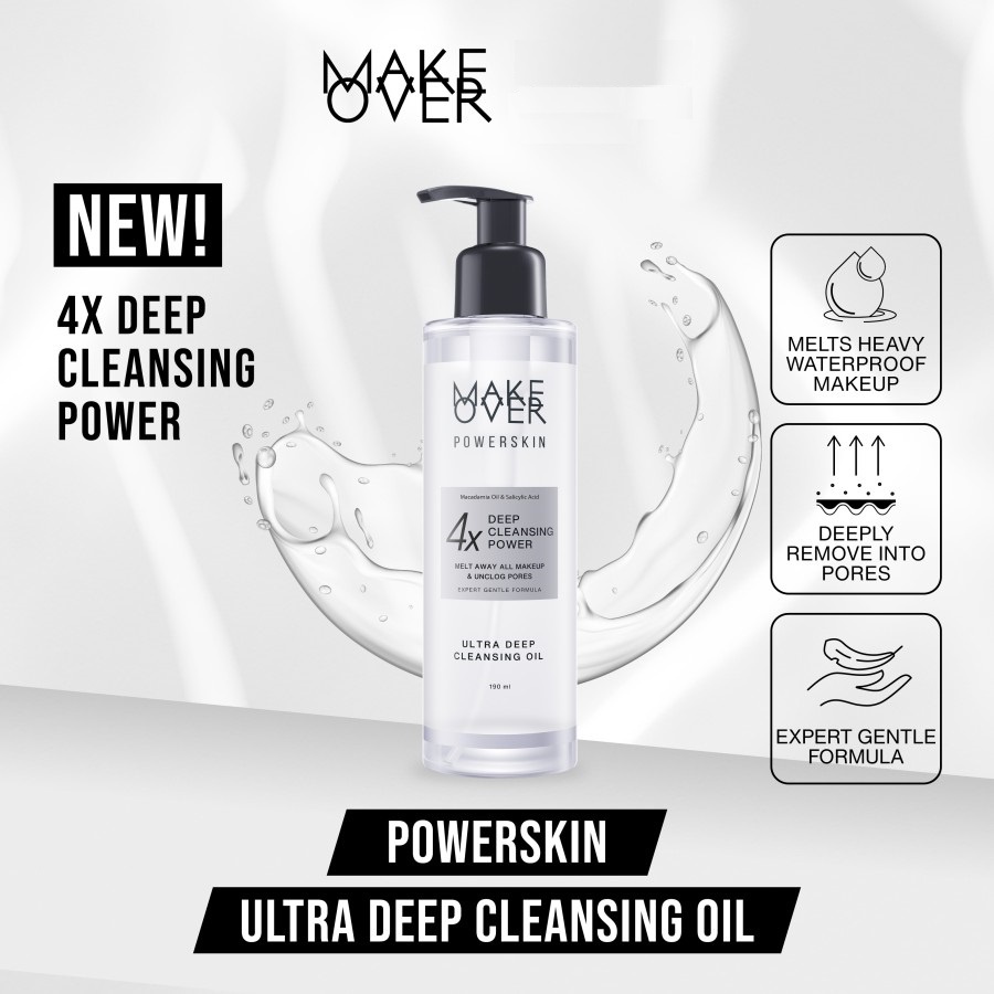 ★ BB ★ Make Over Powerskin Ultra Deep Cleansing Oil 190 ml - Pembersih Makeup