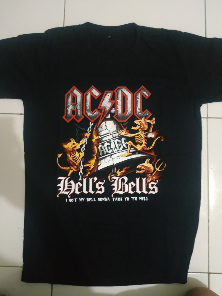 Kaos Band Acdc hells Bells