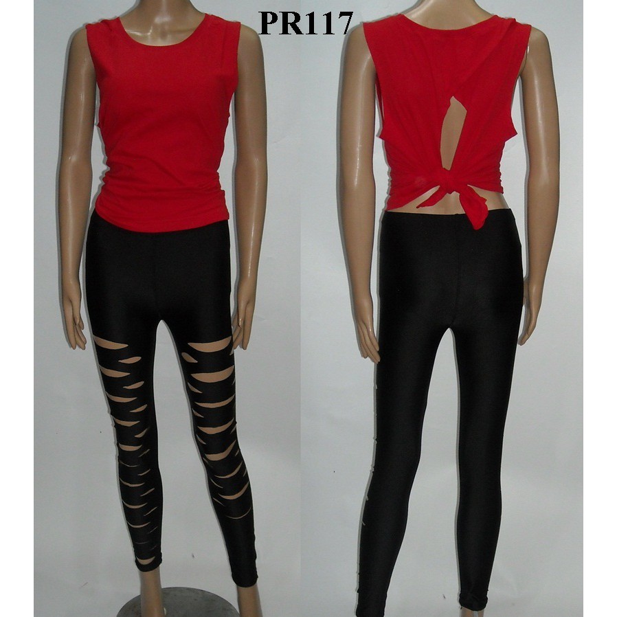 Stelan Baju Senam dan Legging Zumba Yoga