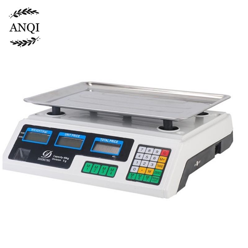 ANQI1888 Digital Computing Scale 40Kg Double Display / Timbangan Digital buah