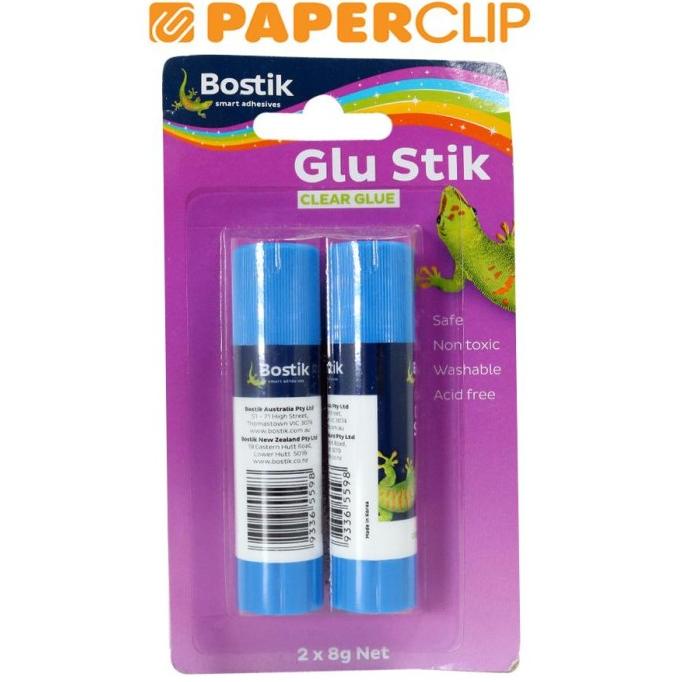 

(BISA COD) LEM BOSTIK STICK 8G ISI 2 CLEAR GLUE PROMO Kode 584