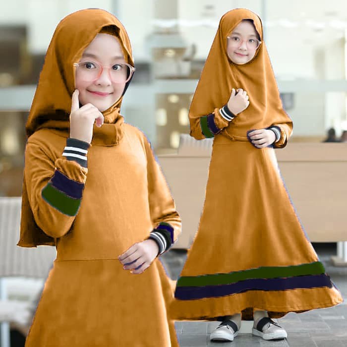 [Syari Herlina Kids SW] Baju muslim anak perempuan babytery