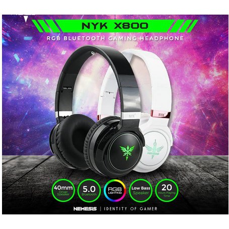 NYK X800 Bluetooth Gaming Headset X-800