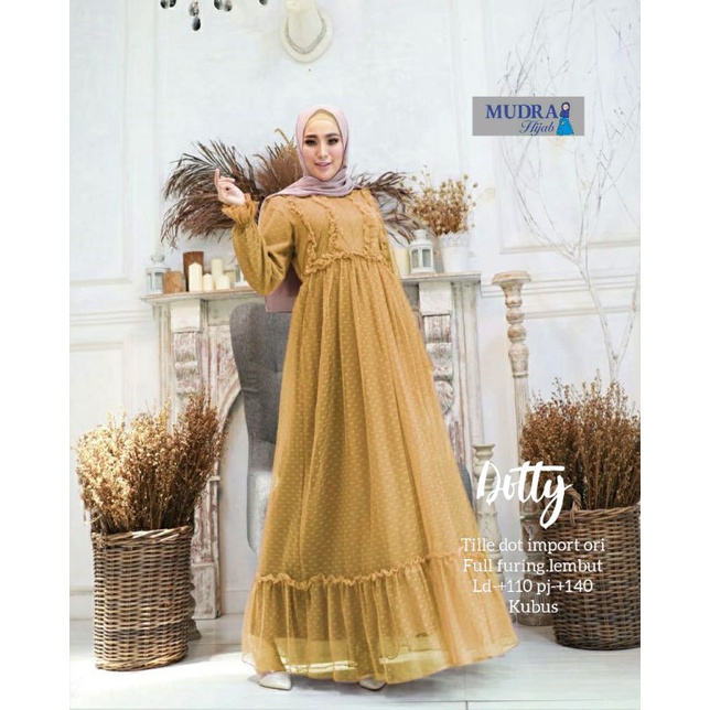 Dotty dress by mudra hijab