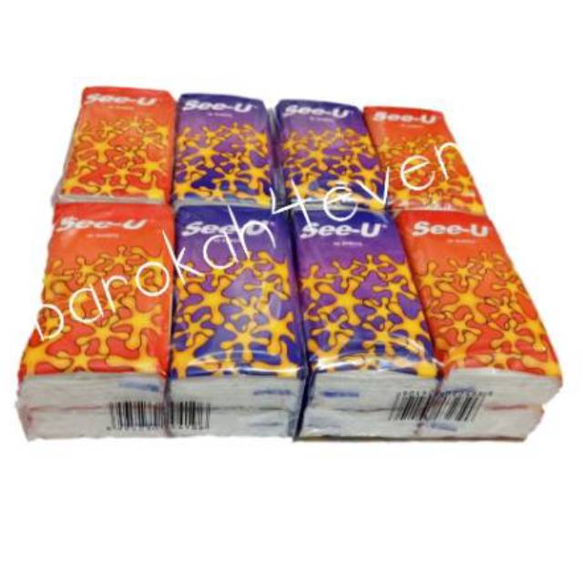 Tisu Saku Tissue See U Saku Pocket (isi 4pc)