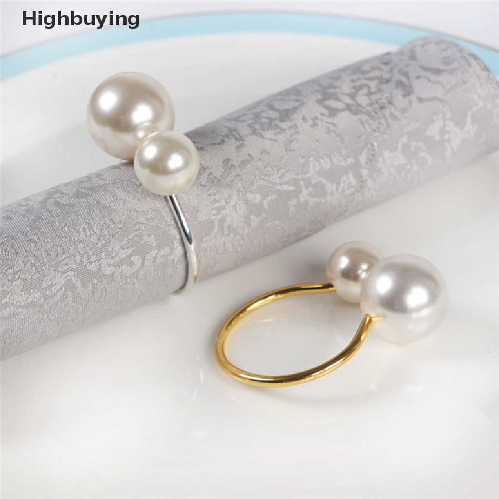 Hbid 1PC Cincin Serbet Bentuk U Gaya Barat