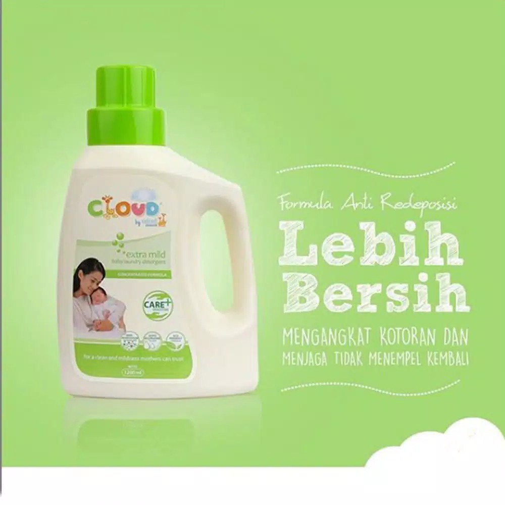 Cloud Extra Mild Baby Laundy Detergent 1200ml