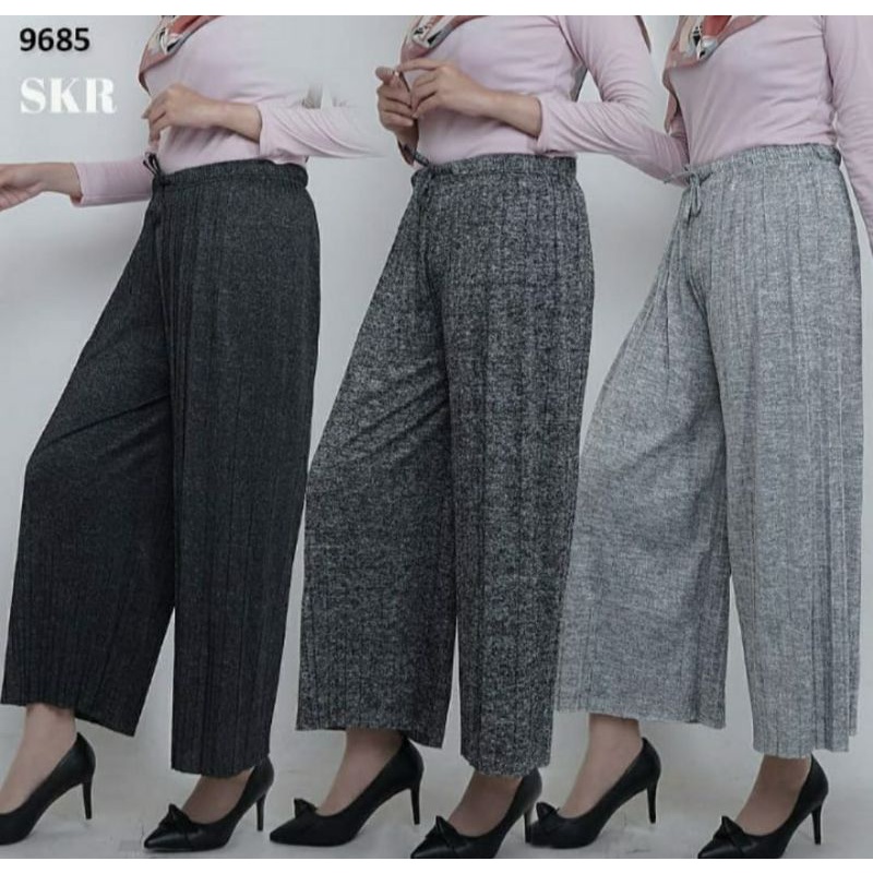 SW - CELANA KULOT PLISKET PANJANG / NEW KULOT PLISKET / KULOT JUMBO / KULOT WANITA