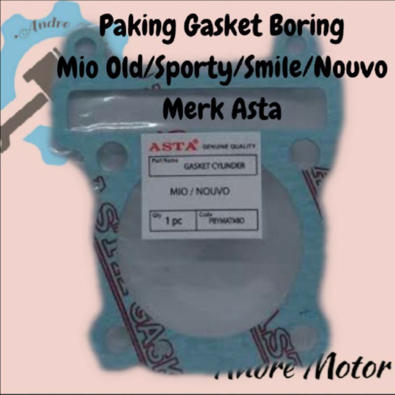 PAKING GASKET BORING MIO SPORTY/MIO NEW/MIO SOUL/FINO KARBU MERK ASTA
