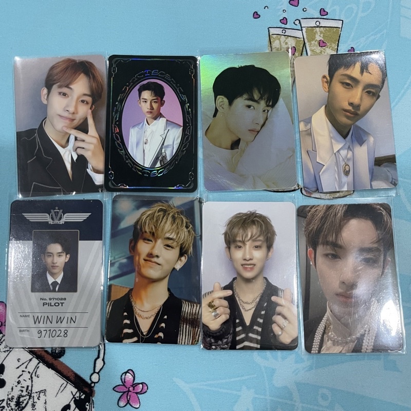photocard winwin regulate pilot card sg22 yb yearbook past resonance kickback photoframe set strange