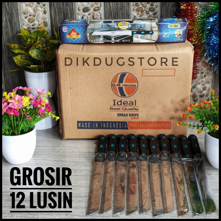 

Grosir Pisau Roti IDEAL ID106 ( Karton 12 Lusin )