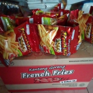 Jual Kentang Goreng French Fries Gr Dus Karton Isi Bungkus Pcs Dengan Sambal Colek