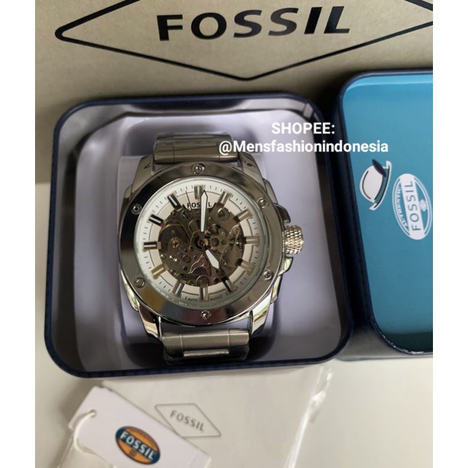 (SUPER PREMIUM F0SSlL) AUTOMATIC TAHAN AIR WATER RESIST JAM TANGAN PRIA