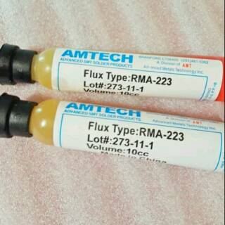 Jual FLUX AMTECH RMA 223 FLUX AMTECH FLUKS AMTECH PASTA SOLDER | Shopee ...