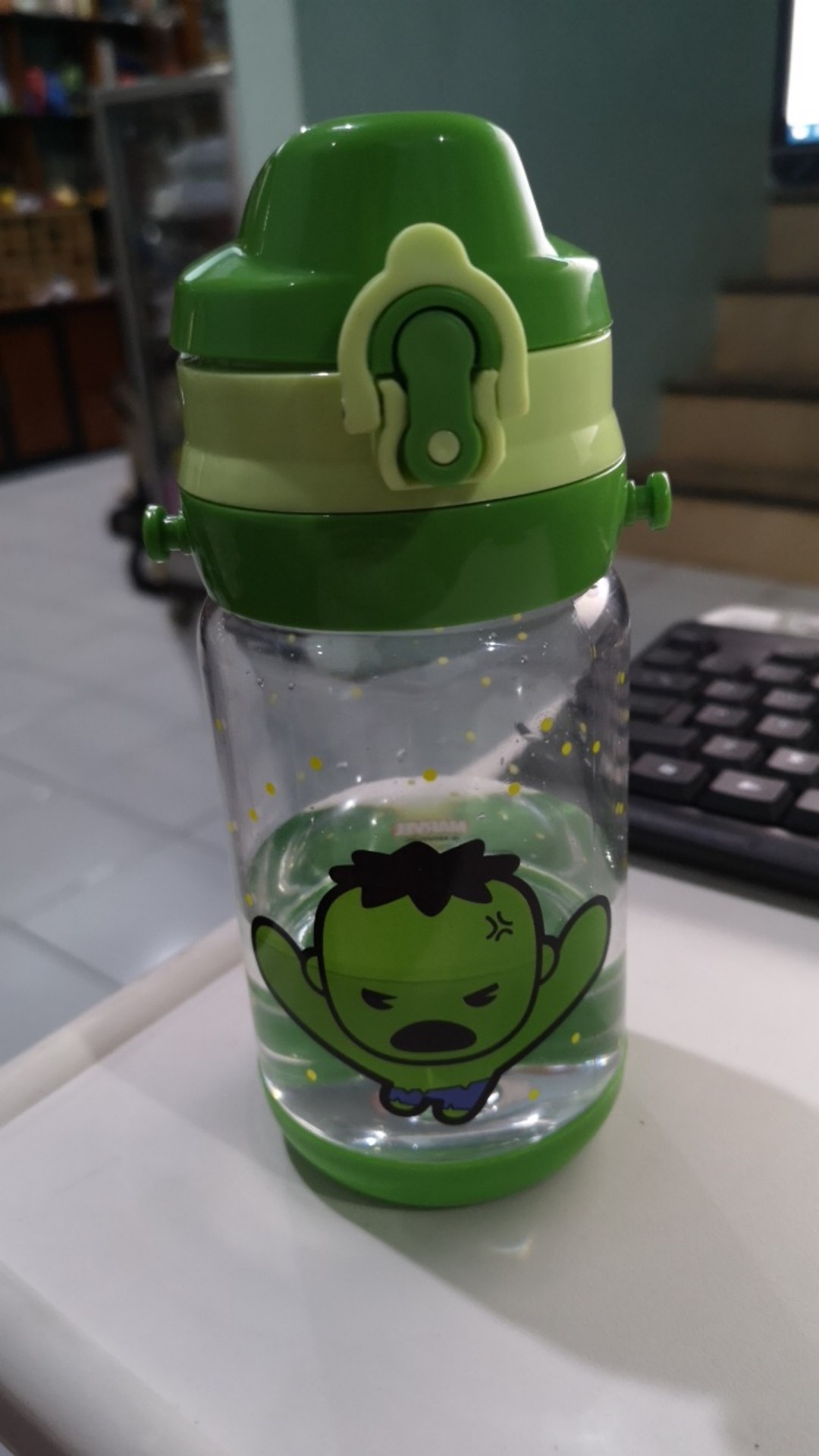 Botol Teguk Superhero Spiderman Captain America Botol Minum Air Bpa Free 430ml Water Bottle