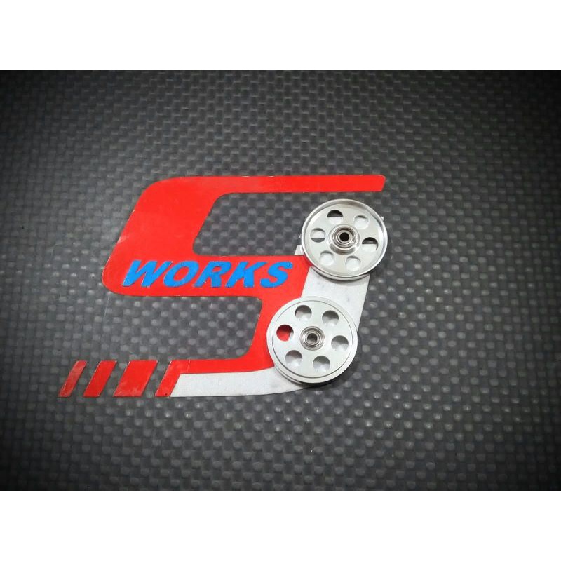 Rep Tamiya, 19mm Lightweight roller Silver