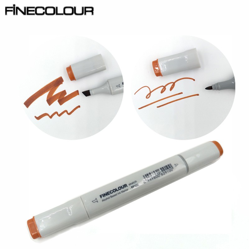 

Finecolour EF-100 Sketch Marker Dual Tip Double Spidol Sketsa EF100