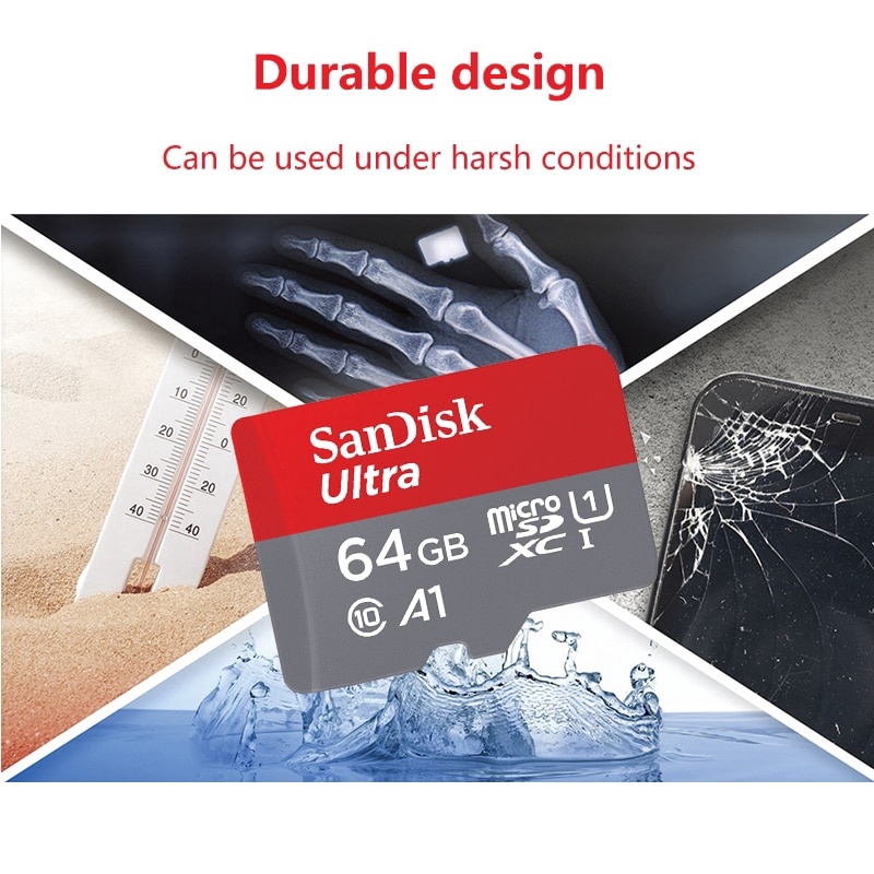 Micro SD Card 512GB 256GB 128GB 64GB 32GB 16GB Class 10 UHS-1 A1 TF / SD Card