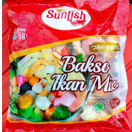 

SUNFISH BAKSO IKAN MIX 500GR