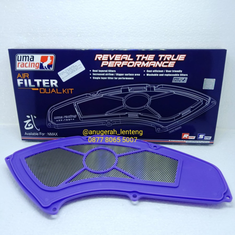 Filter Udara /Air Filter Dual Kit Uma Racing Yamaha NMax