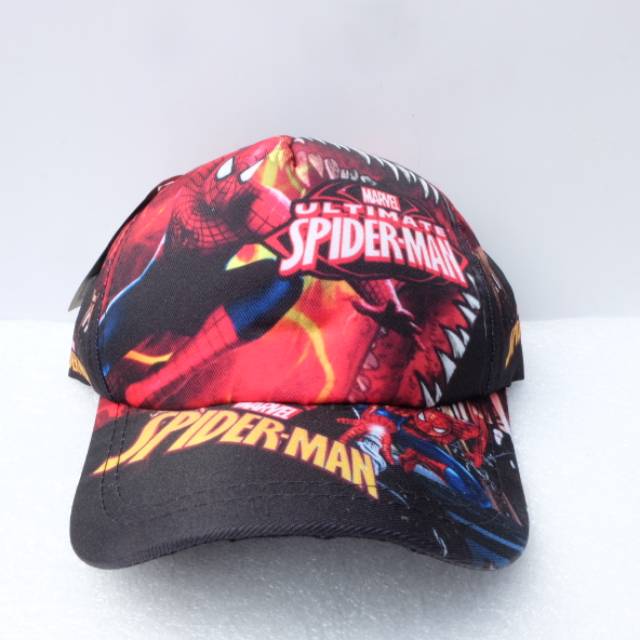 TOPI ANAK FULL PRINT KARAKTER - SPIDERMAN