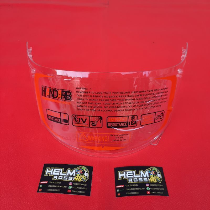 Flat visor NHK rx9 / kaca helm NHK flat RX 9 iridium silver iridium blue