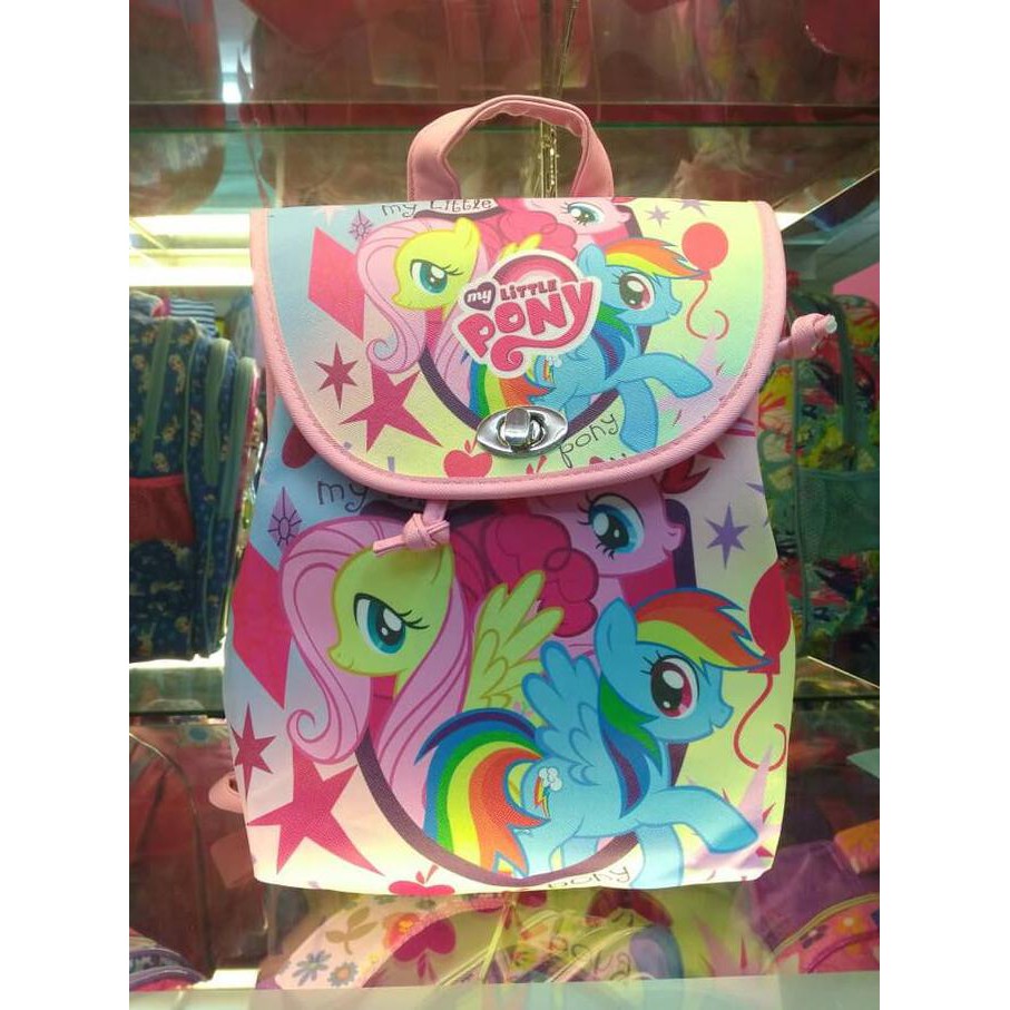Diskon Tas Ransel Sekolah Anak SD TK Serut Drawstring Bag My Little Pony Termurah