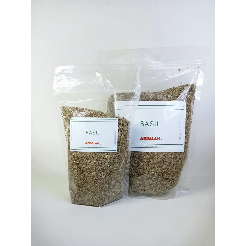 

ANDALAN - Daun Basil Kering - Dry Basil Leaves pack 200gr