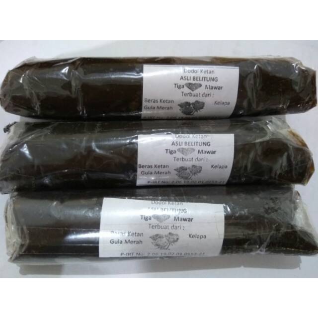 

Dodol Ketan asli Belitung Tiga Mawar