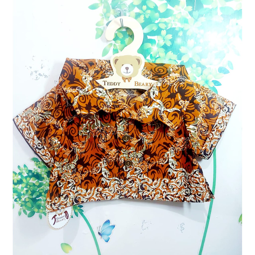 SHIRT KEMEJA PAKAIAN TEDDY HOUSE TEDDY BEAR ORI IMPORT SIZE 18 INCH