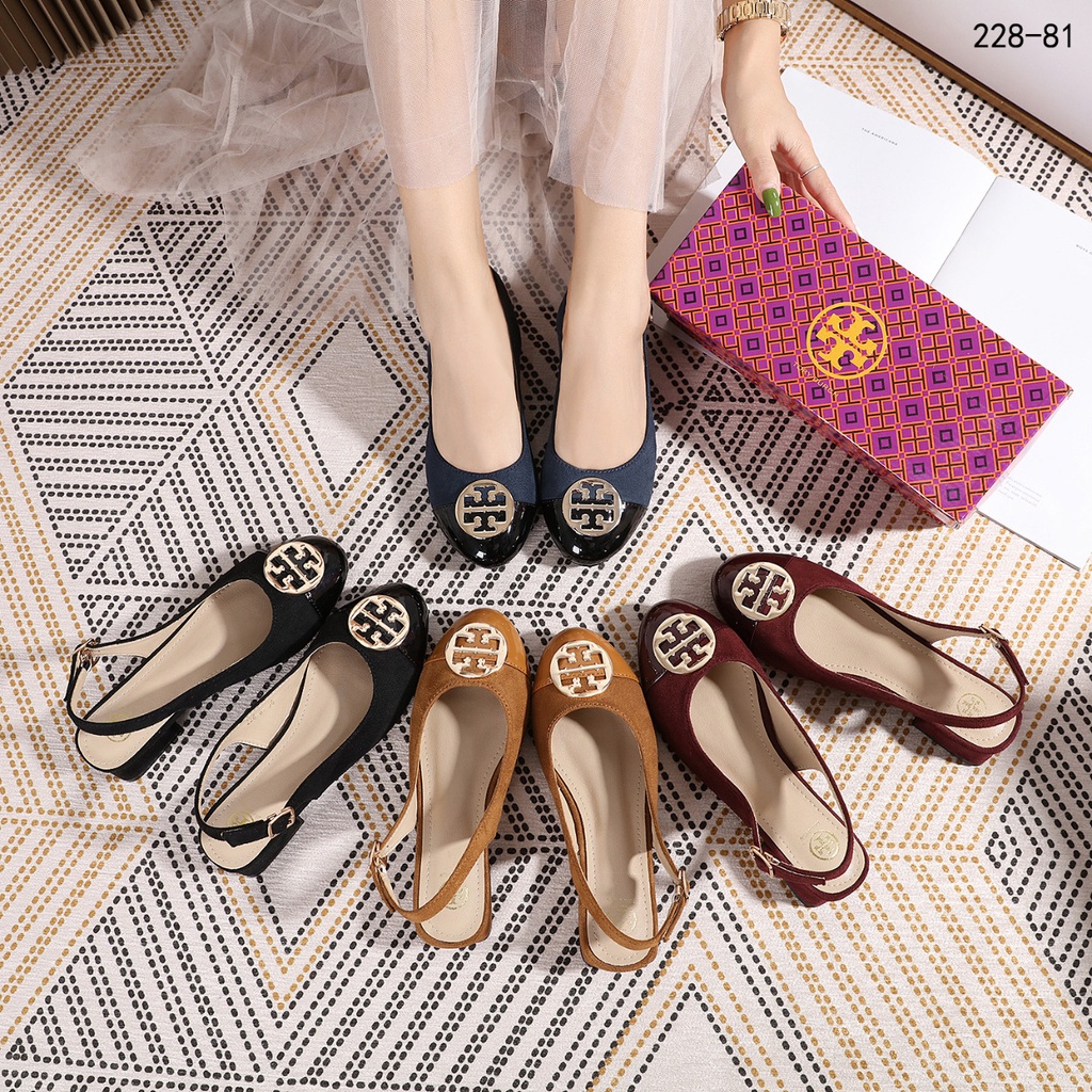 TB Alistair Slingback Low Heel Pumps #228-81