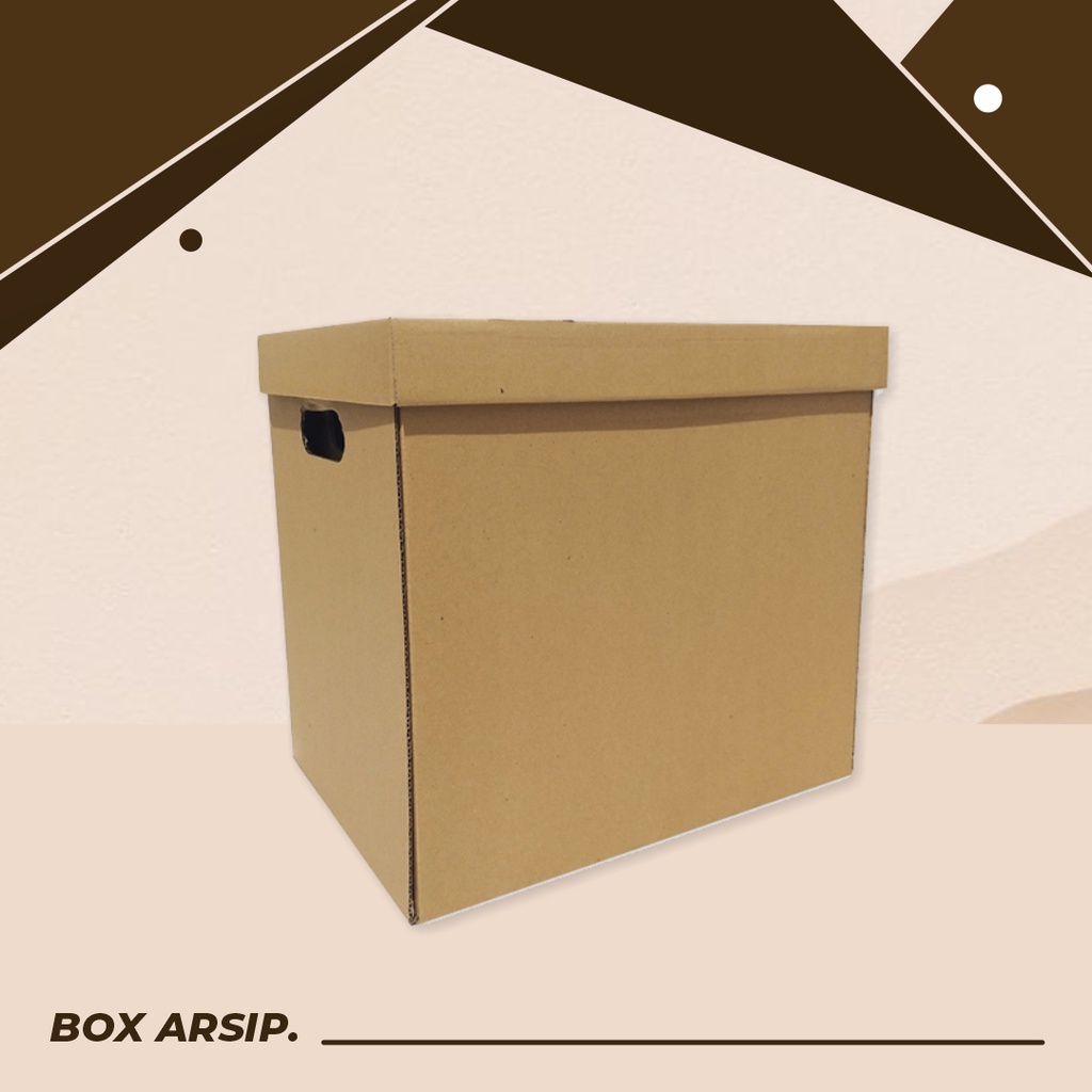 BOX ARSIP FILE UK. 38 x 28 x 35 cm - karton/box arsip/box penyimpanan file /box berkas/box kantor
