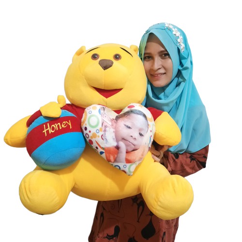 Boneka winnie the pooh jumbo MURAH BISA UKIR DAN CETAK