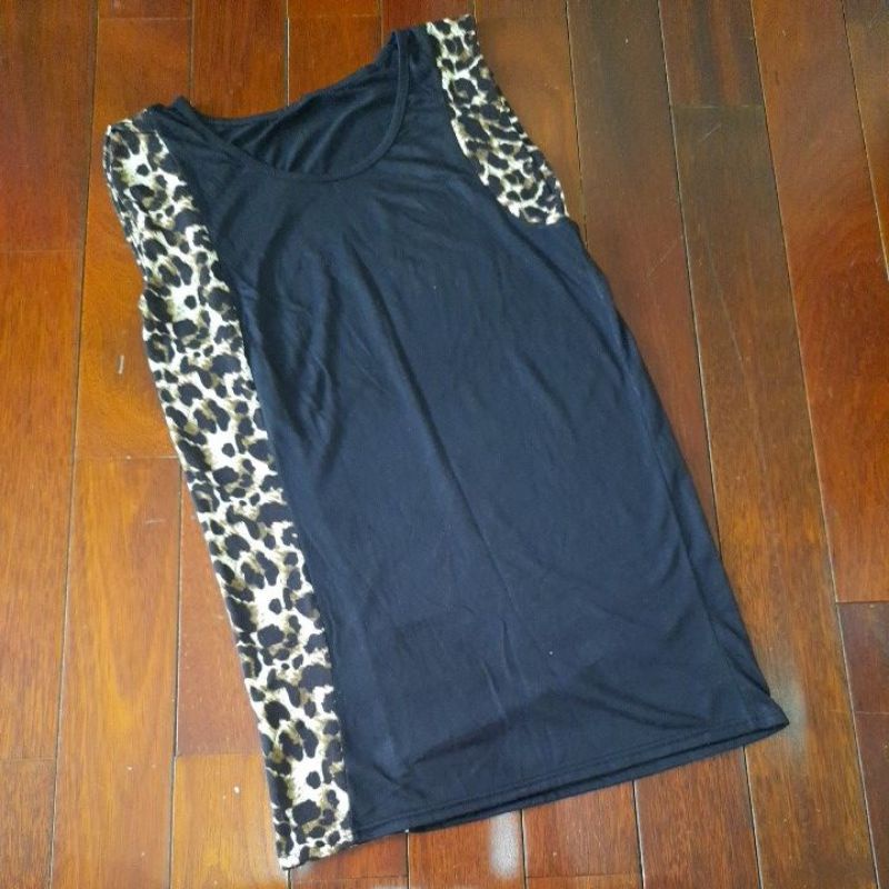 Dress Mini Wanita / Terusan Motif Macan